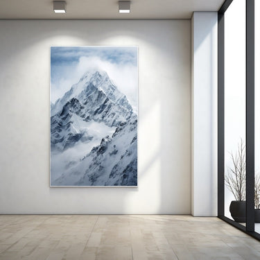 Painting of Snowy Mountains